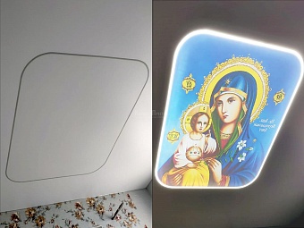 парящий натяжной потолок 5