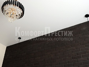 Матовые натяжные потолки в спальню 10