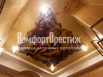 натяжной потолок с фотопечатью 5
